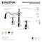 Kingston Brass KS1972BEX 8" Widespread Bathroom Faucet, Polished Brass KS1972BEX - alternate 3